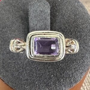 Silpada Amethyst ring size 8